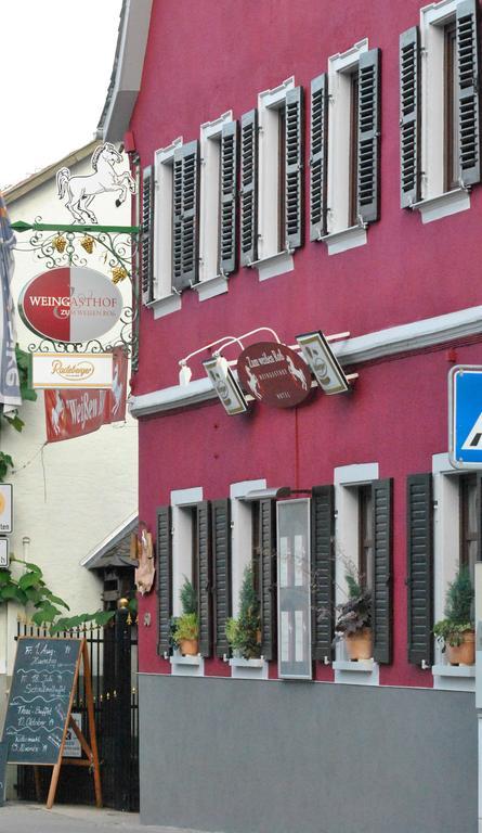 Weingasthof Zum Weissen Ross Hotel Osthofen Exterior foto